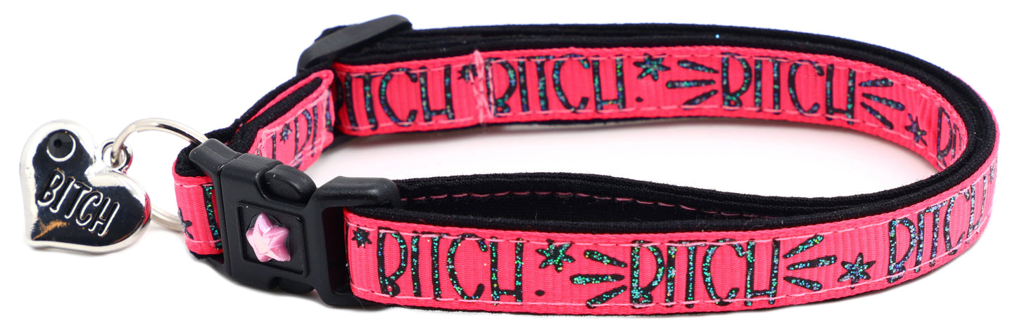 Bitch 2 Breakaway Cat Collar-16
