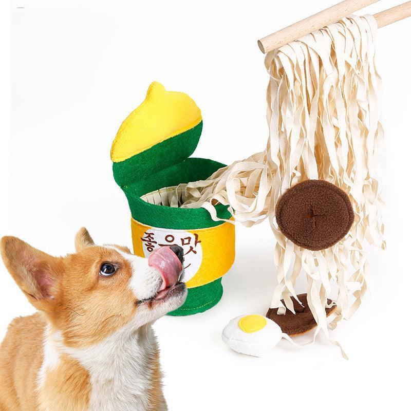 Boredom Buster Dog Toy: Instant Noodles Energy Reliever-1